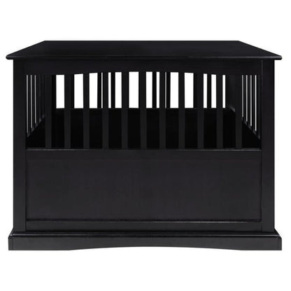 Wooden Pet Crate End Table with Lockable Door