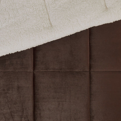 Woolrich Alton Plush to Sherpa Down Alternative Comforter Set