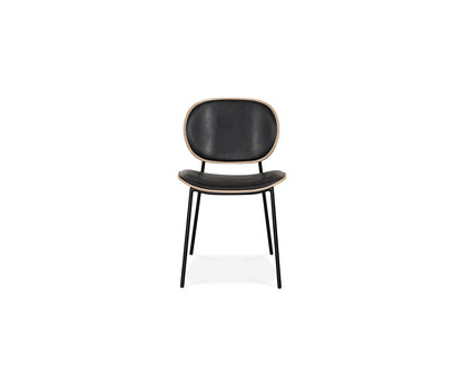 Chaise de salle à manger en cuir Idona