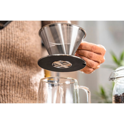 ZWILLING Sorrento Stainless Steel Pour Over Coffee Dripper - Silver - 1 unit