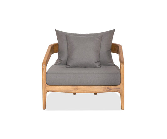 Chaise longue en teck Amar
