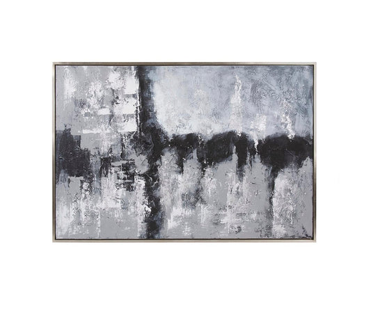 Art mural paysage abstrait