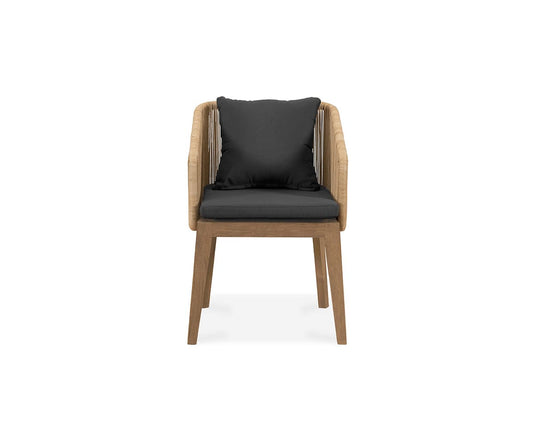 Chaise de salle à manger d'extérieur Cellini