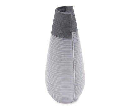 Vase roulé bicolore